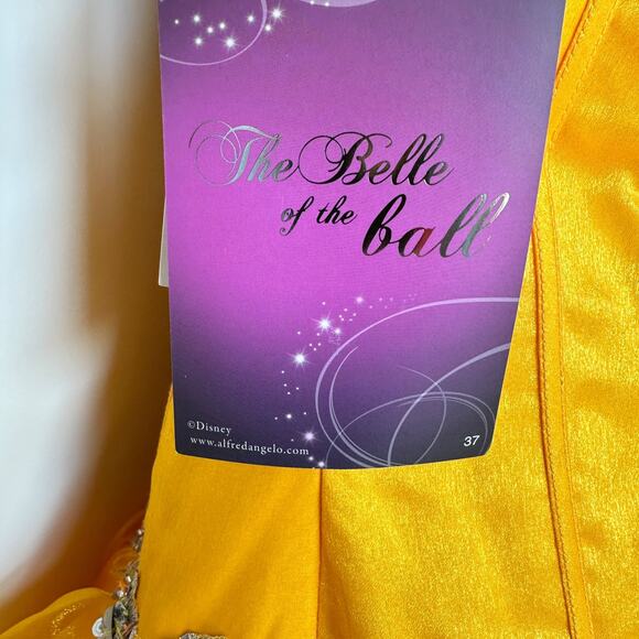 Disney x Alfred Angelo Formal Dress Belle of the Ball Prom Quincenara Size 10 - Picture 6 of 16